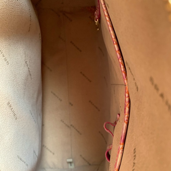 Brahmin Peony Ombré Large Duxbury Satchel - Picture 3 of 5